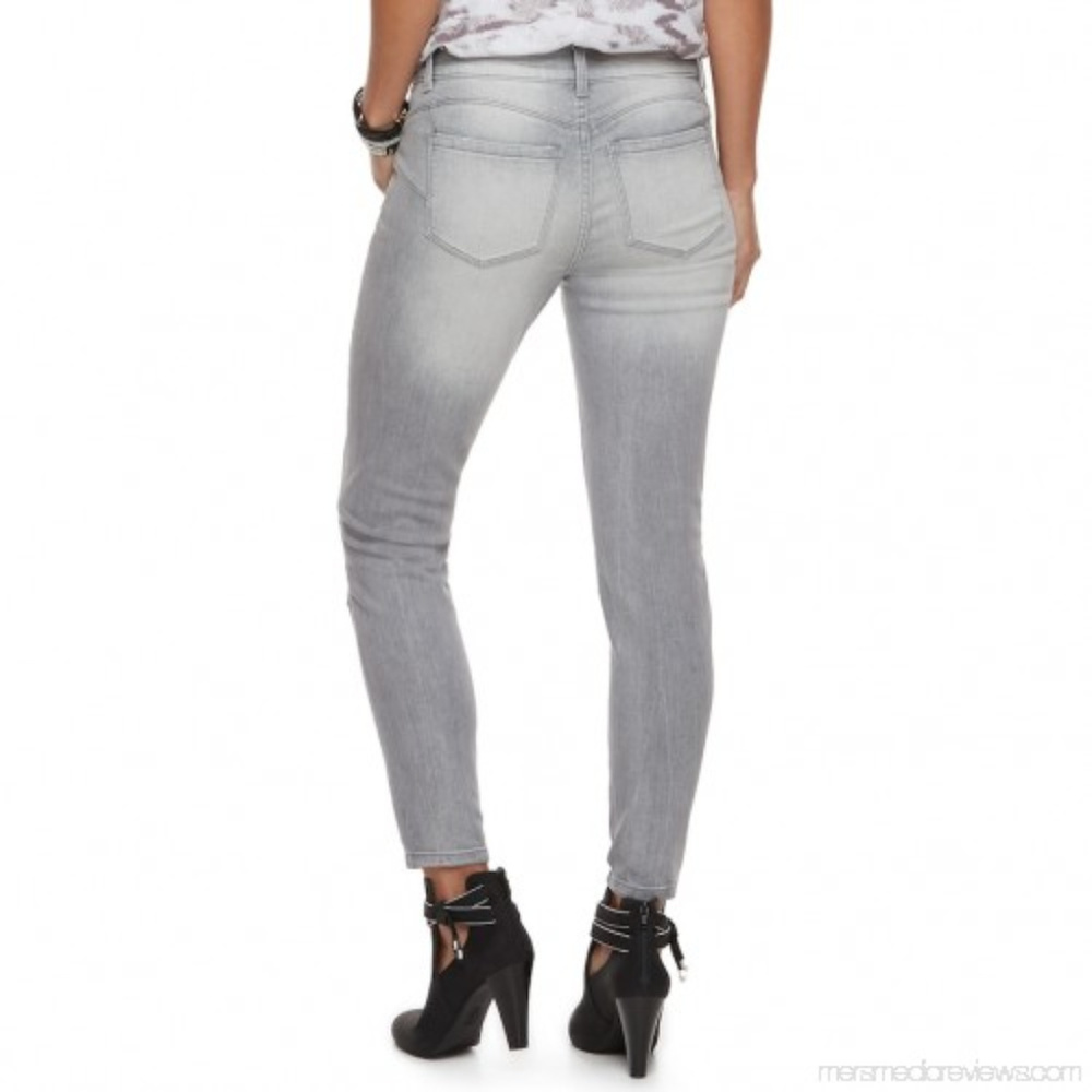 Juicy Couture Women's Sequin Ripped Skinny Jeans - Picture 2 of 8